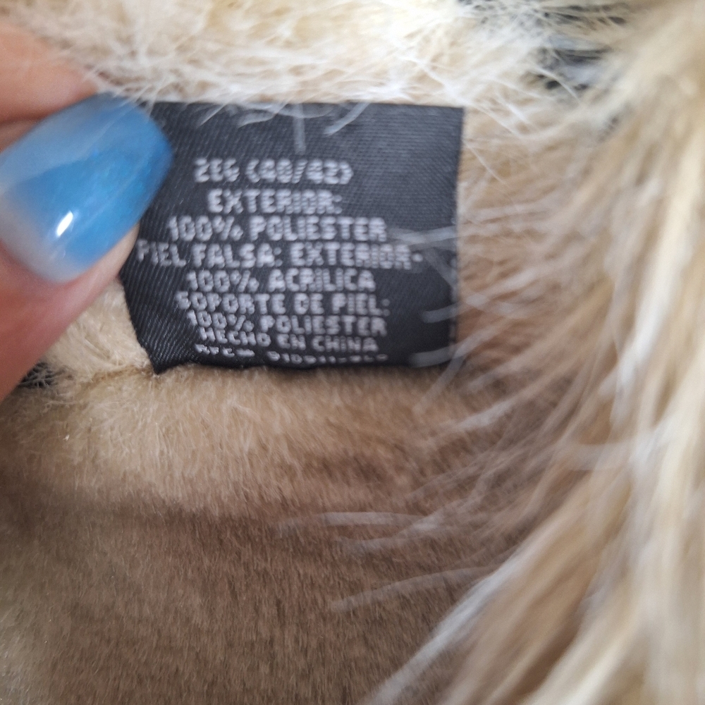 Outbrook Women’s Faux Fur and Suede Winter Jacket Size XXL Y2K - Picture 7 of 8